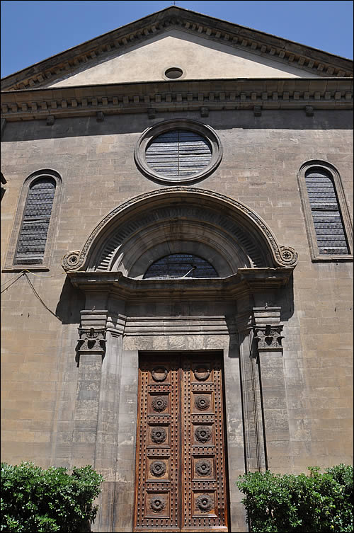 The facade of the church of San Felice
