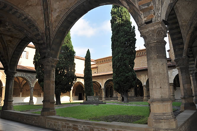 The cloister of Santa Maria Novella