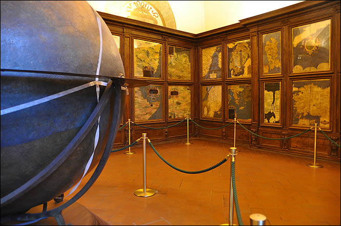 The map room of the Palazzo Vecchio