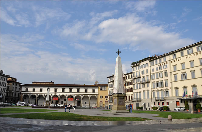 The piazza Santa Maria Novella