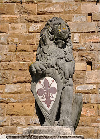 Le lion héraldique de Florence