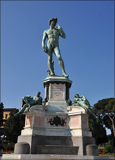 Copy of the David in Piazzale Michelangelo