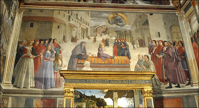 Fresco of the Sasseti chapel
