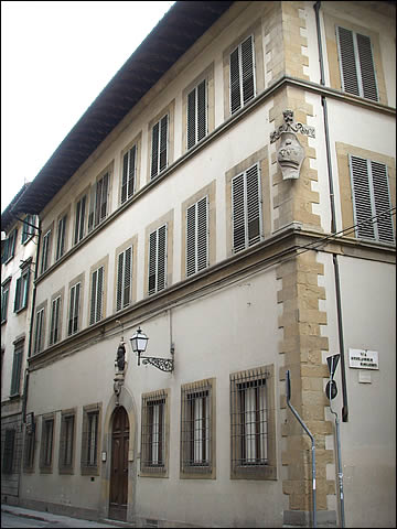 Exterior view of the Buonarroti house
