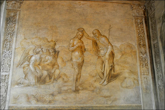 Fresco of the cloister della Scalzo