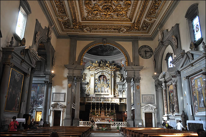 Interior view of the church of San Marco