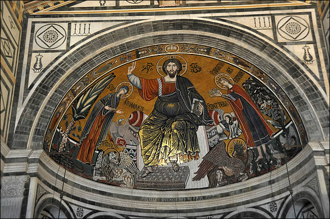 The mosaic of the choir of San Miniato al Monte