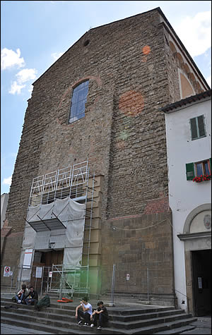 The façade of Santa Maria del Carmine