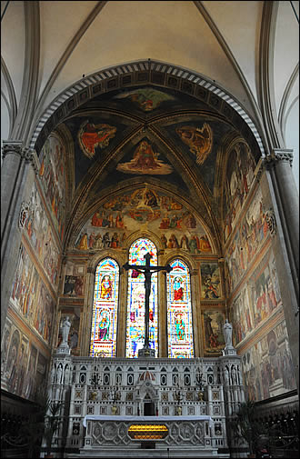 Interior view of Santa Maria Novella