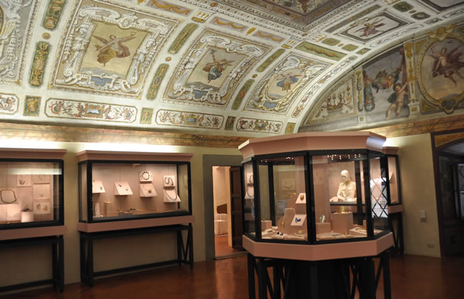 The silver museum at Palazzo Pitti